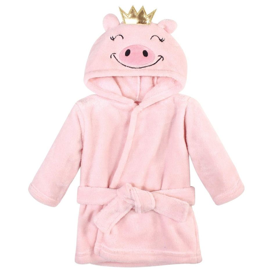 Hudson Baby Unisex Baby Plush Animal Face Bathrobe - Custom Crafting Alliance, LLC