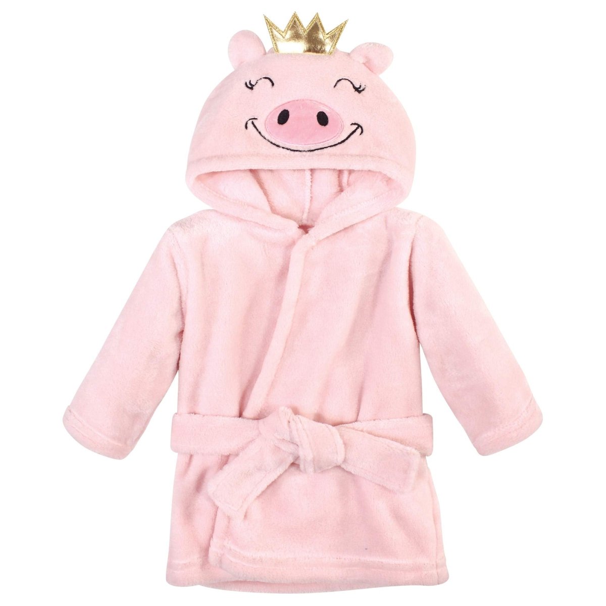 Hudson Baby Unisex Baby Plush Animal Face Bathrobe - Custom Crafting Alliance, LLC