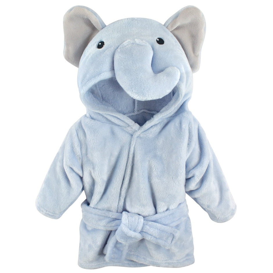 Hudson Baby Unisex Baby Plush Animal Face Bathrobe - Custom Crafting Alliance, LLC