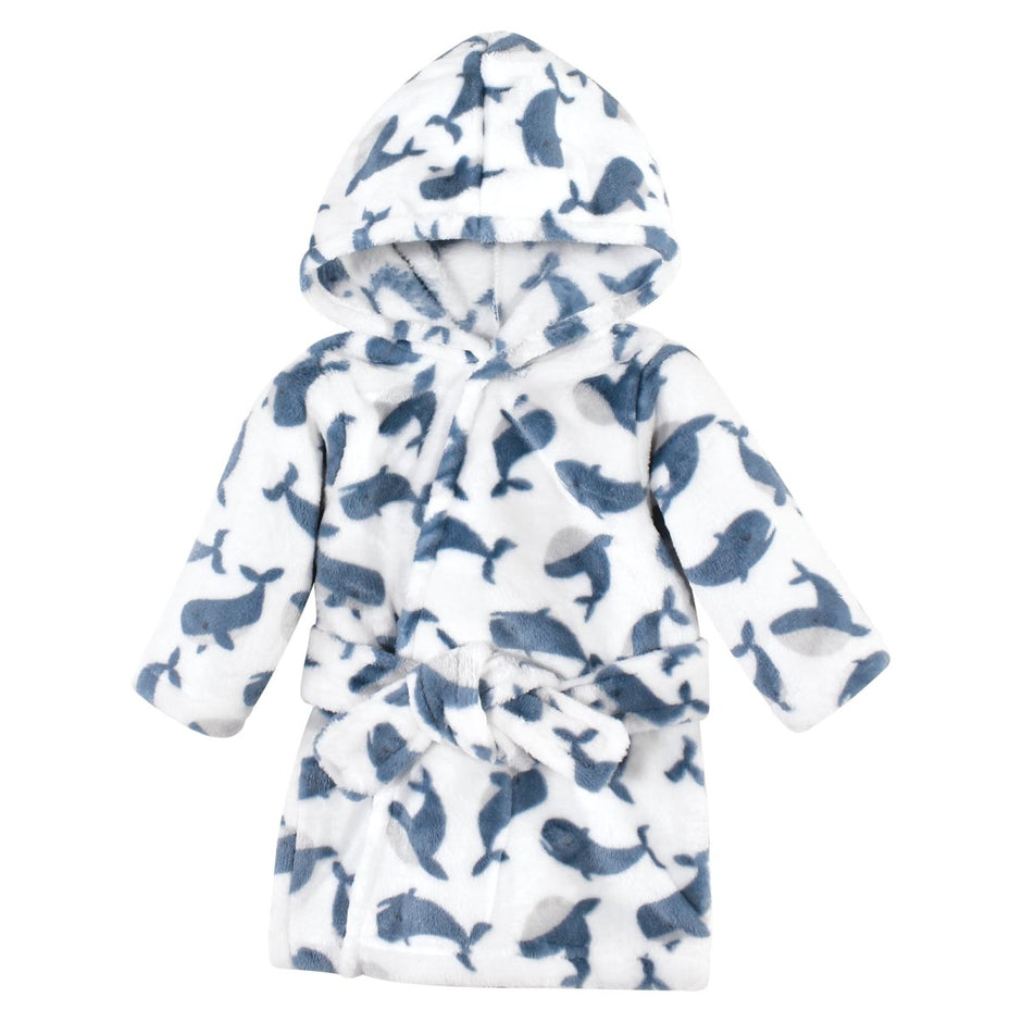 Hudson Baby Unisex Baby Plush Animal Face Bathrobe - Custom Crafting Alliance, LLC