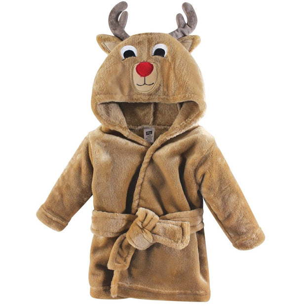 Hudson Baby Unisex Baby Plush Animal Face Bathrobe - Custom Crafting Alliance, LLC