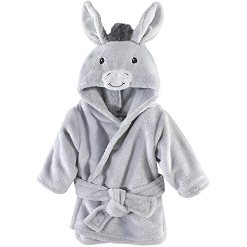 Hudson Baby Unisex Baby Plush Animal Face Bathrobe - Custom Crafting Alliance, LLC