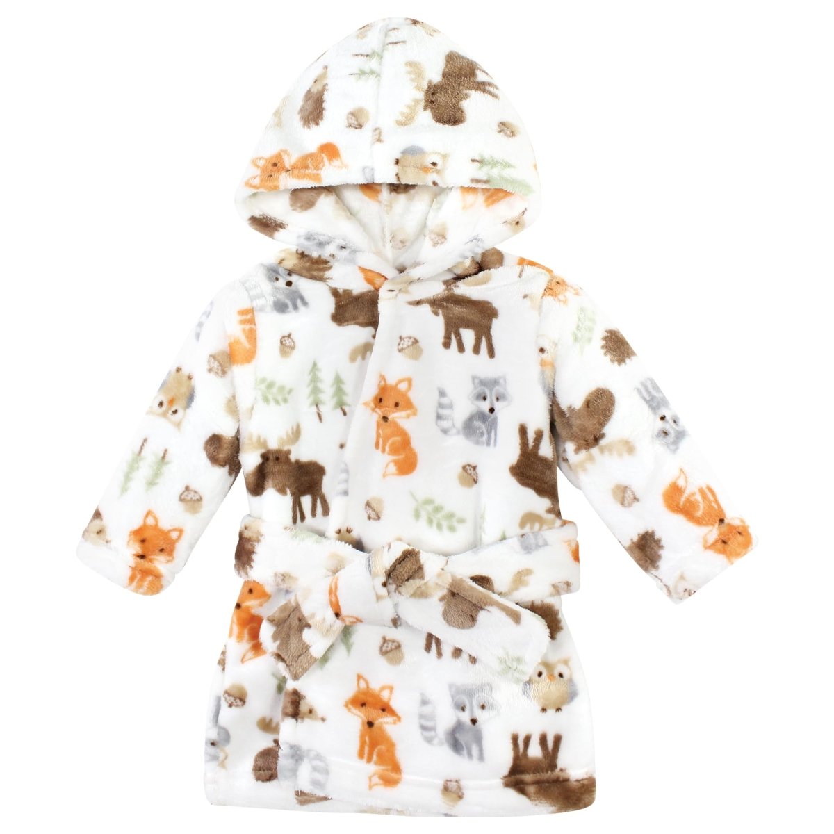 Hudson Baby Unisex Baby Plush Animal Face Bathrobe - Custom Crafting Alliance, LLC