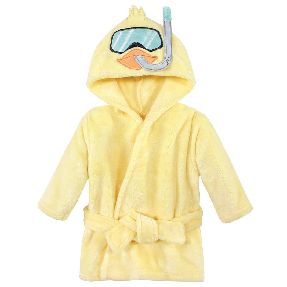Hudson Baby Unisex Baby Plush Animal Face Bathrobe - Custom Crafting Alliance, LLC
