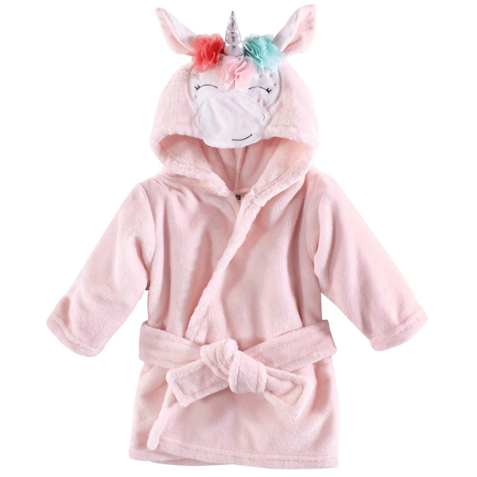 Hudson Baby Unisex Baby Plush Animal Face Bathrobe - Custom Crafting Alliance, LLC