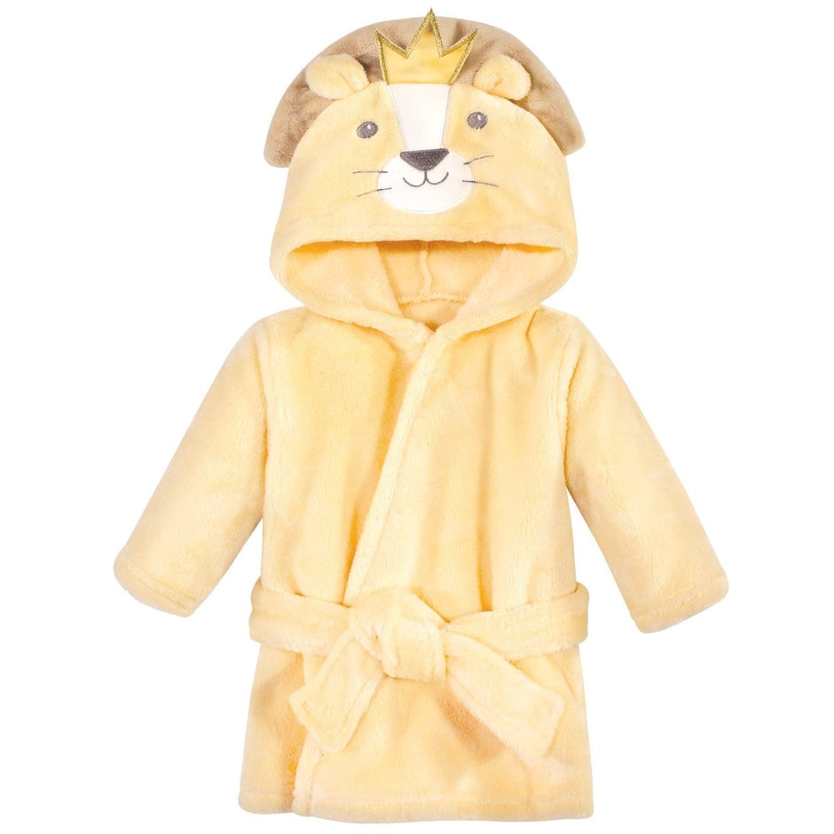 Hudson Baby Unisex Baby Plush Animal Face Bathrobe - Custom Crafting Alliance, LLC