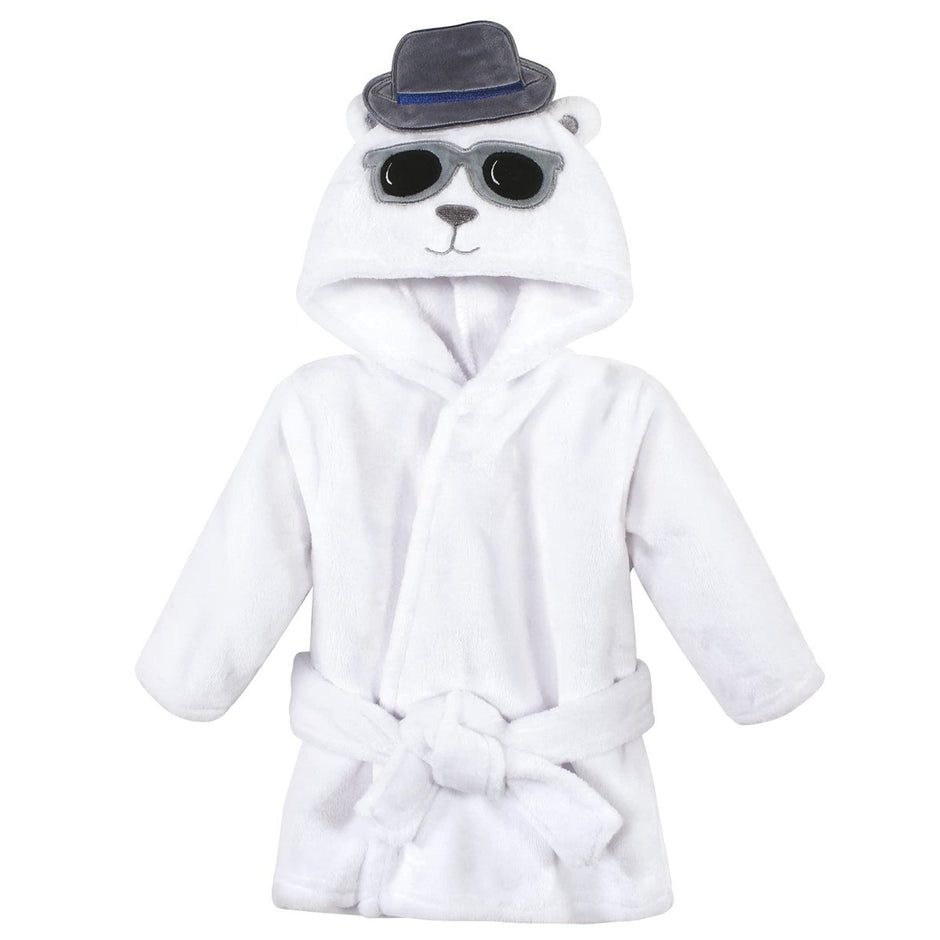Hudson Baby Unisex Baby Plush Animal Face Bathrobe - Custom Crafting Alliance, LLC