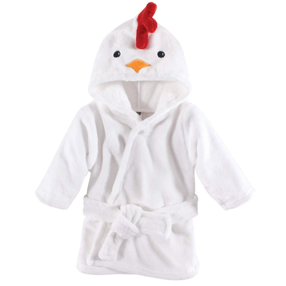 Hudson Baby Unisex Baby Plush Animal Face Bathrobe - Custom Crafting Alliance, LLC