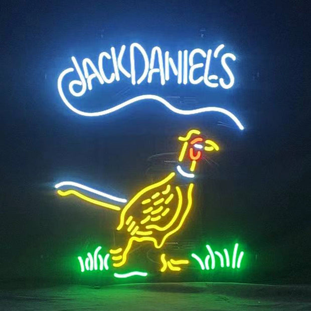 Whiskey Logo Jack Daniel's Pheasant Neon Signs Light