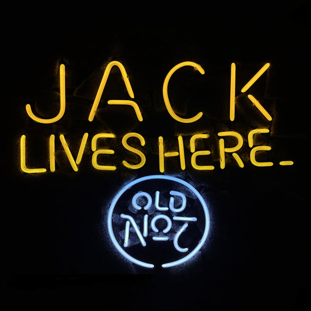 Jack Live Here Old No.7 Whiskey Neon Signs Light