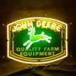 John Deere Quality Farm Equipment Neon Signs Light