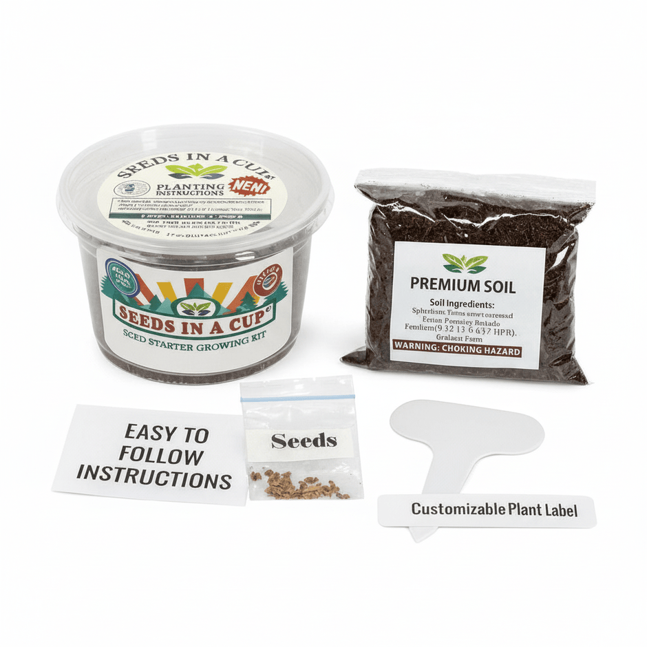 Okra Growing Kit - Vegetable Seed Starter Kit