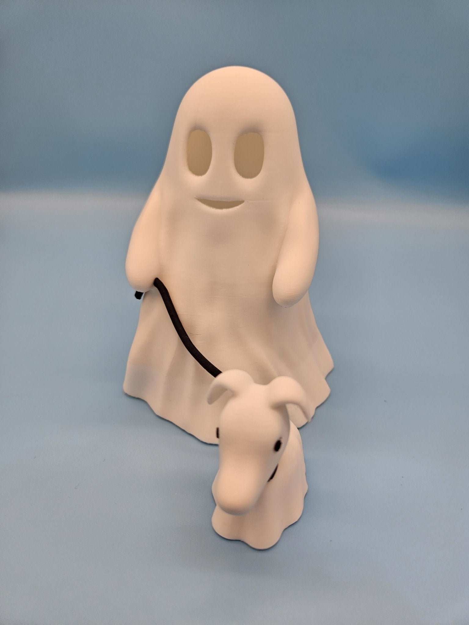 LED Ghost with Dog Halloween Figurine Set - Custom Crafting Alliance