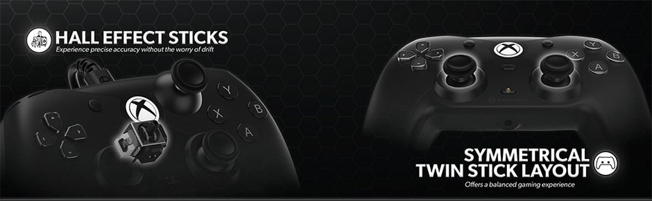 Xbox Series X / S Hall Effect Wired Controller The Competitor Black