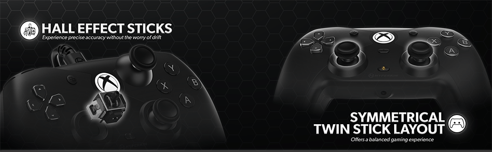 Xbox Series X / S Hall Effect Wired Controller The Competitor White