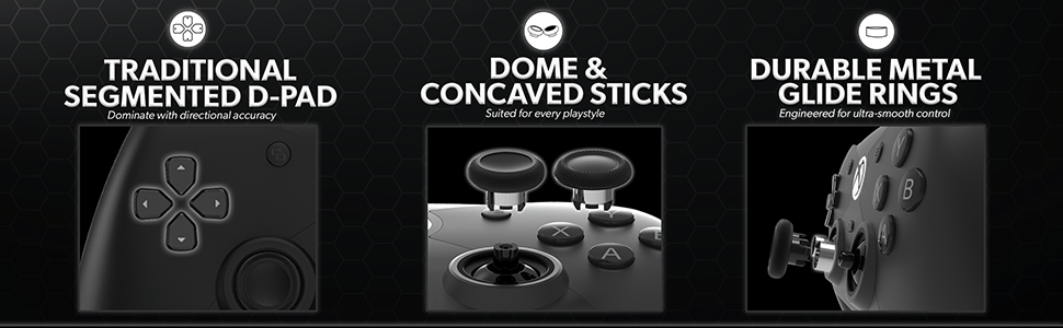 Xbox Series X / S Hall Effect Wired Controller The Competitor White