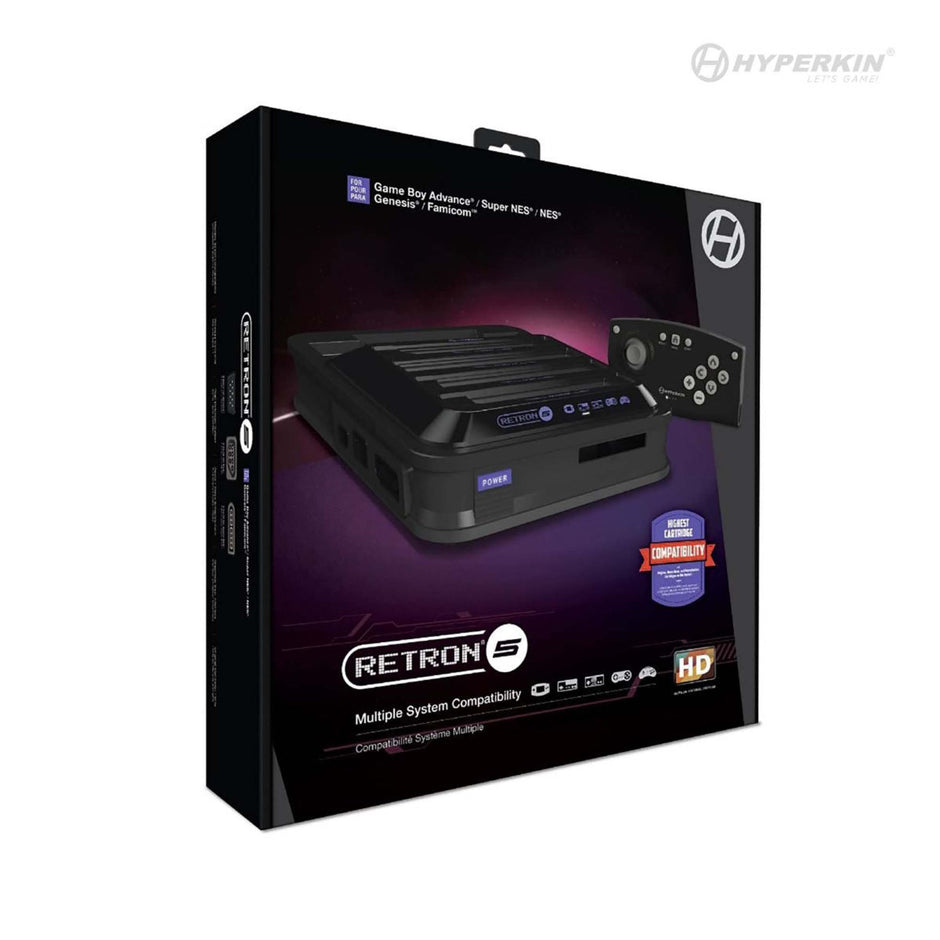 Retron 5 HD Console (Plays GBA/GBC/SNES/NES/Super Famicom/Famicom/Genesis Games)