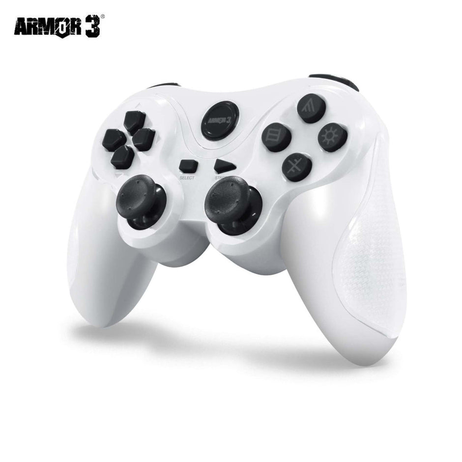PS3 Wireless Controller White Armor 3
