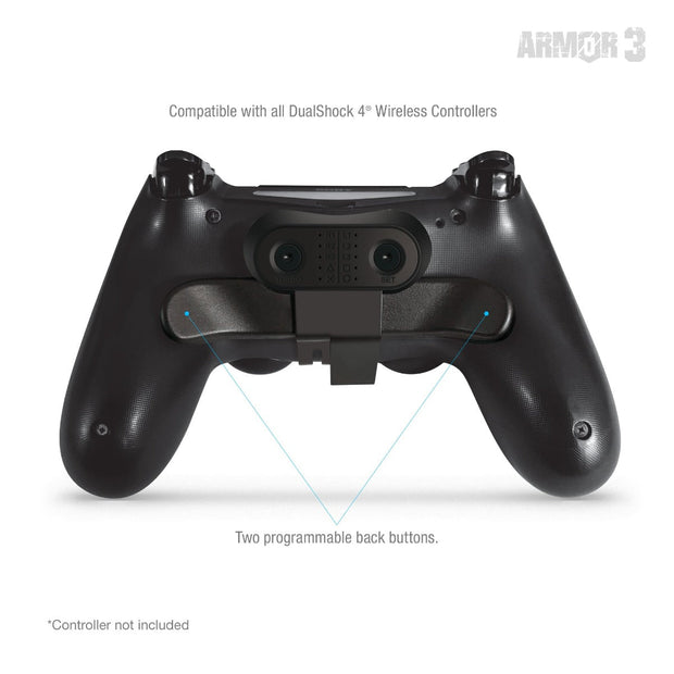 PS4 Controller Trigger Back Button Attachment works with OEM PS4 Controllers