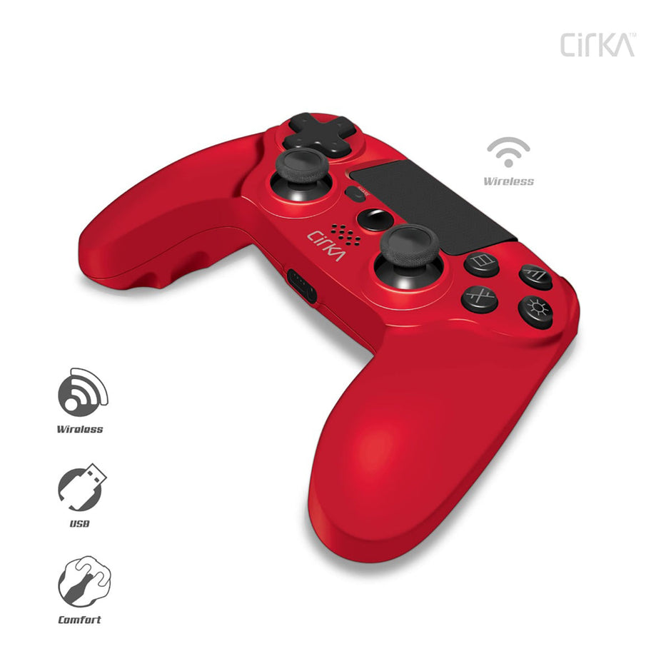 PS4 / PC / Mac Wireless Controller Red (NuForce)