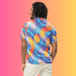 Vibrant Abstract Polo for EDM Festivals