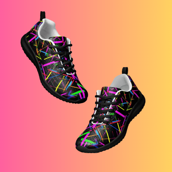 Men's Vibrant Festival Athletic Shoes for EDM Events