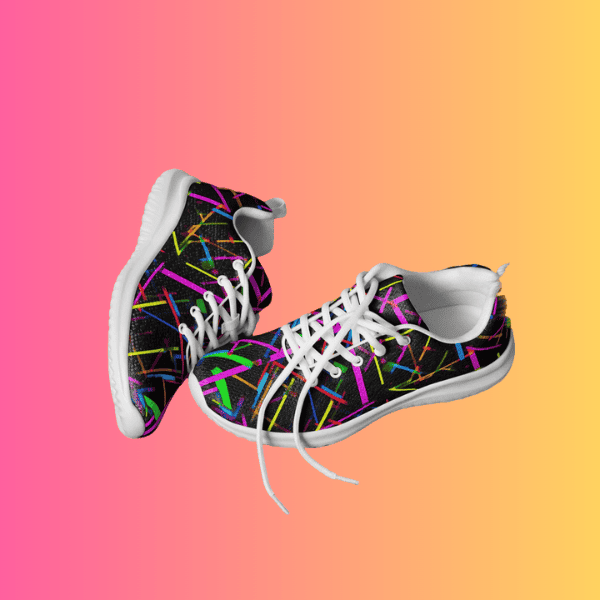 Men's Vibrant Festival Athletic Shoes for EDM Events