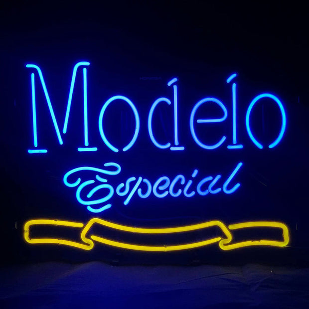 Cerveza Modelo Especial Beer Logo Neon Sign Light