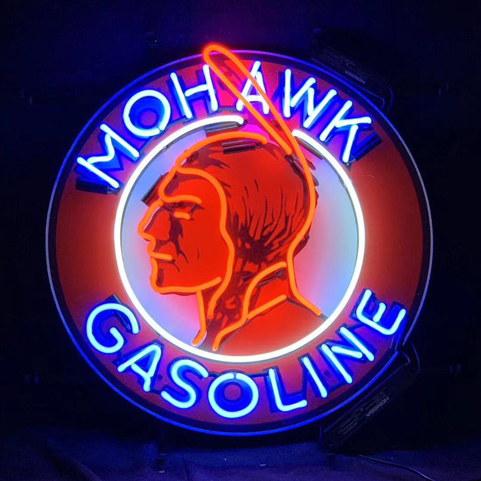 Mohawkk Gasoline Neon Signs Light