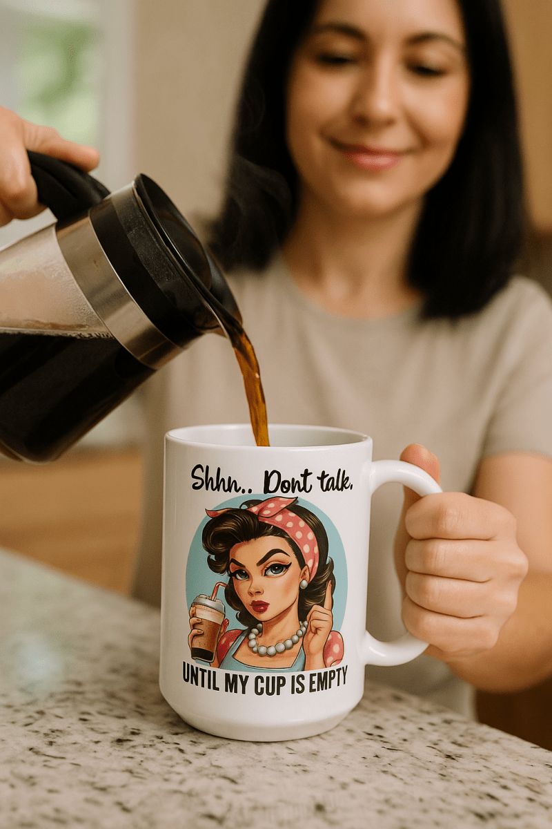 Mom Loves Coffee, Mugs - Unique Designs. Ready to Ship! - Custom Crafting Alliance, LLC