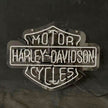 White Harley Davidson Motorcycle Neon Signs Light