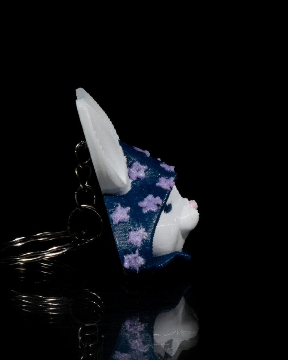 Mystical Bunny Keychain: The Enchanted Charm - Custom Crafting Alliance