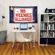 No Weenies Allowed Flag Funny Banner - Custom Crafting Alliance, LLC