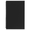Notebook - Black Engravable Spiral Bound Available in Two Sizes - Custom Crafting Alliance, LLC