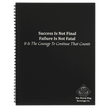 Notebook - Black Engravable Spiral Bound Available in Two Sizes - Custom Crafting Alliance, LLC