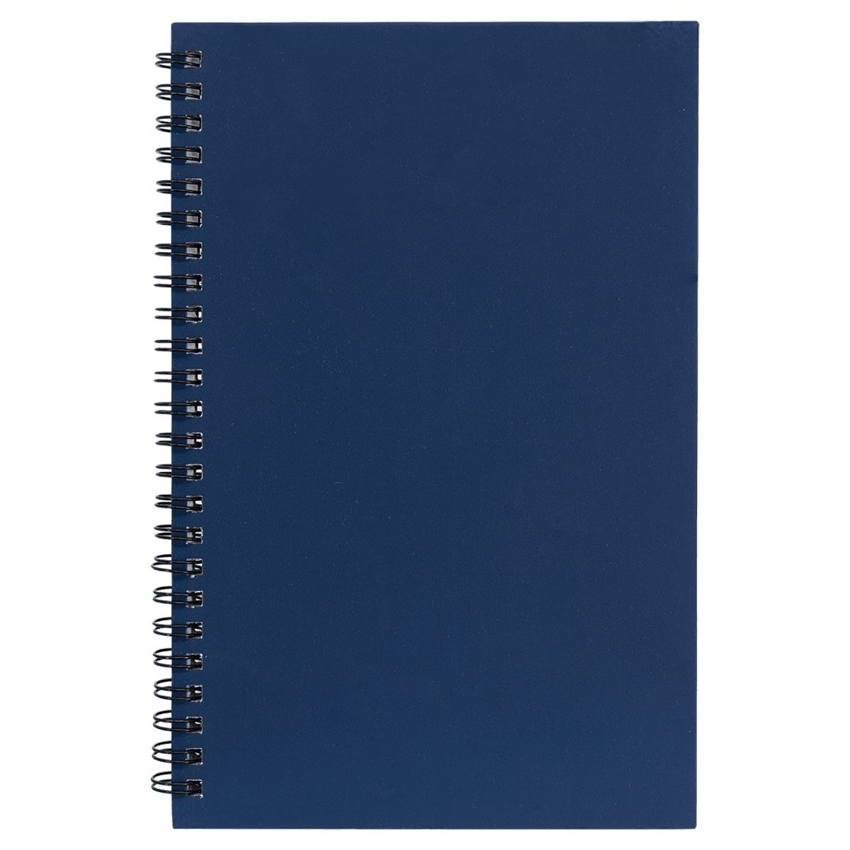 Notebook - Blue Engravable Spiral Bound Available in Two Sizes - Custom Crafting Alliance, LLC