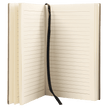 Notebook - Engravable Leatherette Bound With Ribbon Bookmark 5 3/8