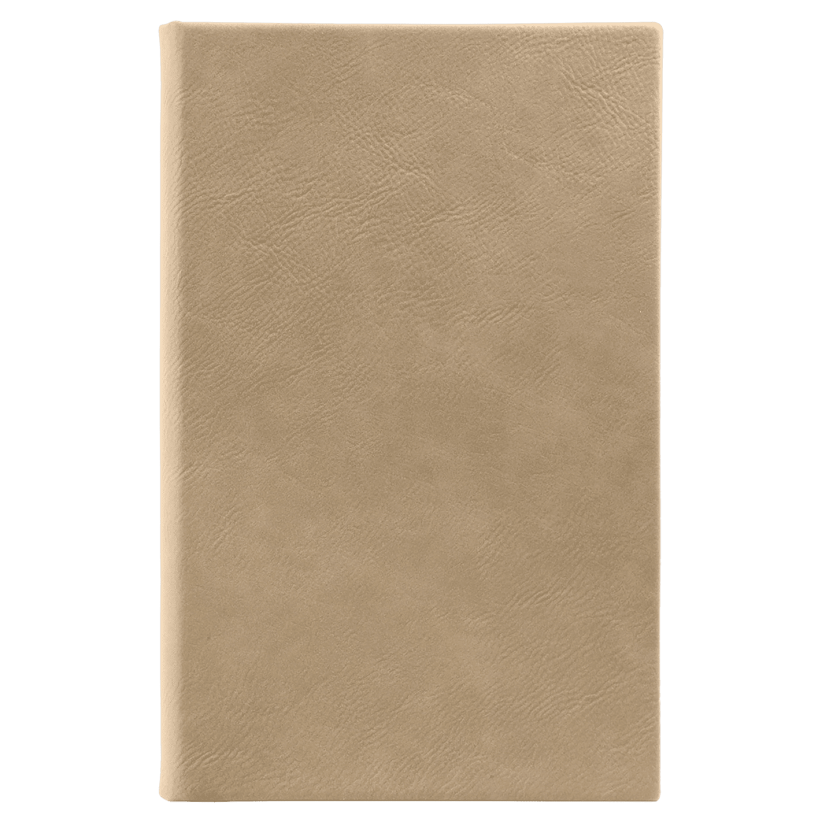Notebook - Engravable Leatherette Bound With Ribbon Bookmark 5 3/8