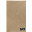 Notebook - Engravable Leatherette Bound With Ribbon Bookmark 5 3/8
