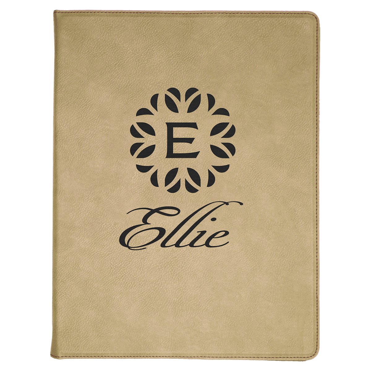 Notebook - Engravable Leatherette Portfolio with Lined Pad 9 1/2