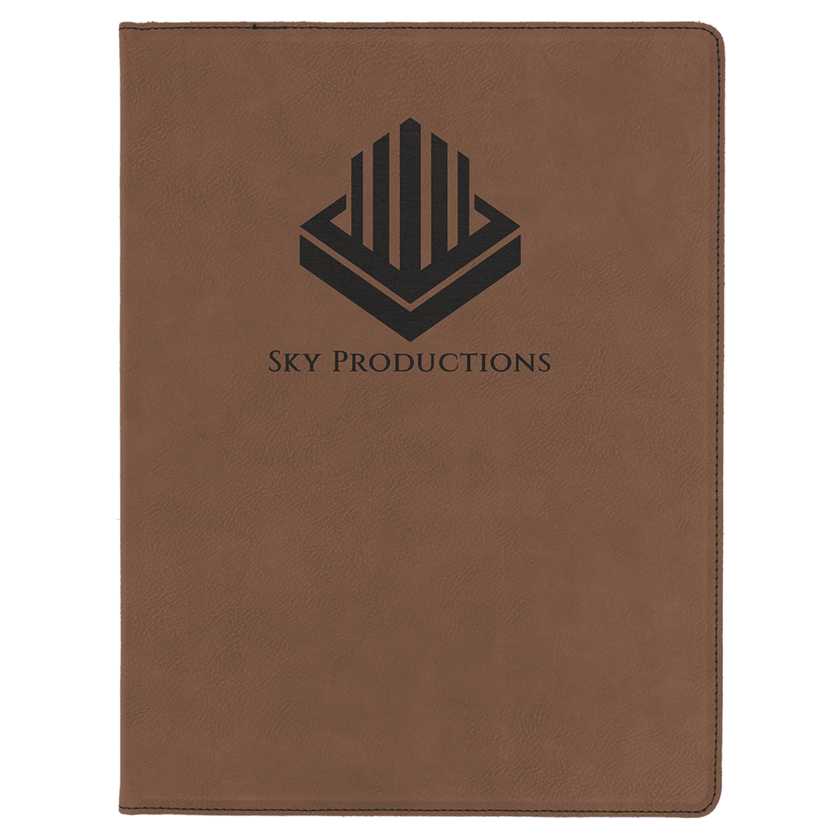 Notebook - Engravable Leatherette Portfolio with Lined Pad 9 1/2