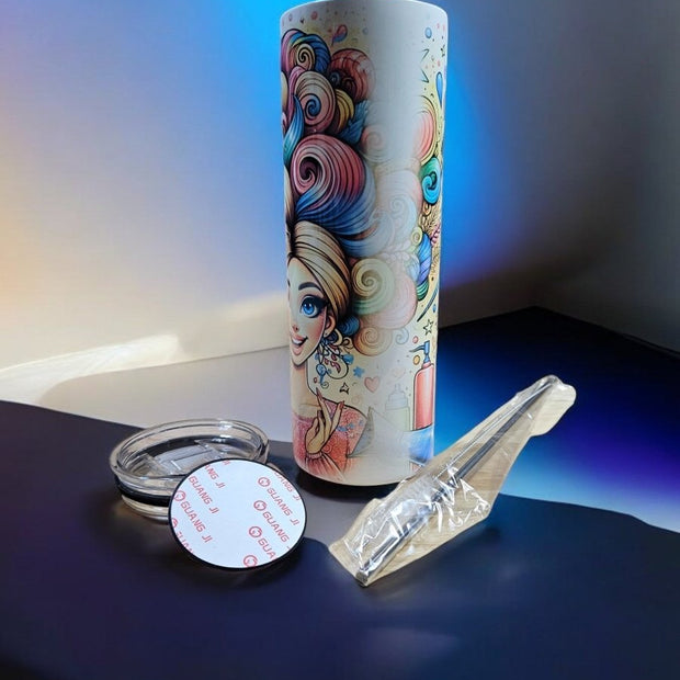 Perfectly Imperfect Oops! Skinny Tumbler - 20oz Color Cascade - Custom Crafting Alliance