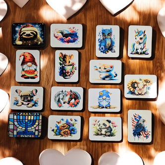 Personalized 3x2" Sublimation Refrigerator Magnets - Adorable and Customizable Collectibles - Custom Crafting Alliance