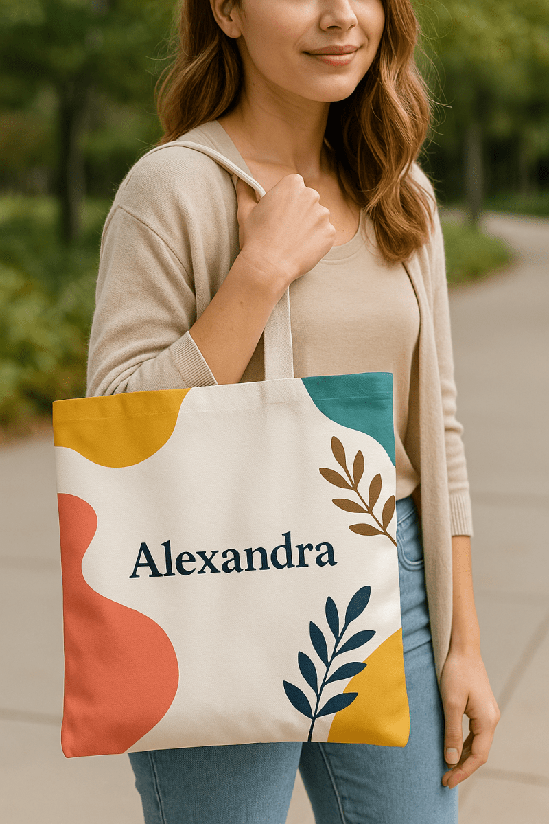 Personalized Colorful Tote Bag – Custom Design, Vibrant Prints & Unique Gift! - Custom Crafting Alliance, LLC