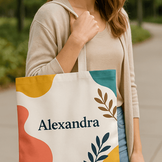Personalized Colorful Tote Bag – Custom Design, Vibrant Prints & Unique Gift! - Custom Crafting Alliance, LLC