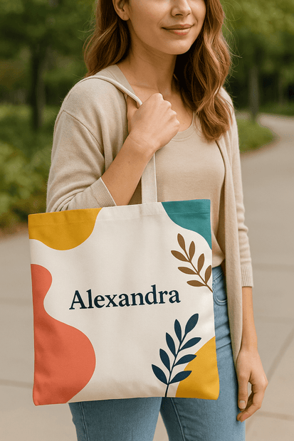 Personalized Colorful Tote Bag – Custom Design, Vibrant Prints & Unique Gift! - Custom Crafting Alliance, LLC