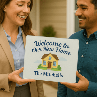 Personalized Glass Cutting Board (11x8 inches) - Custom Crafting Alliance, LLC