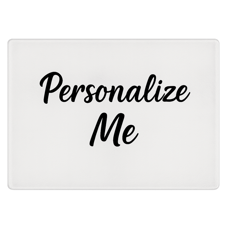 Personalized Glass Cutting Board (11x8 inches) - Custom Crafting Alliance, LLC