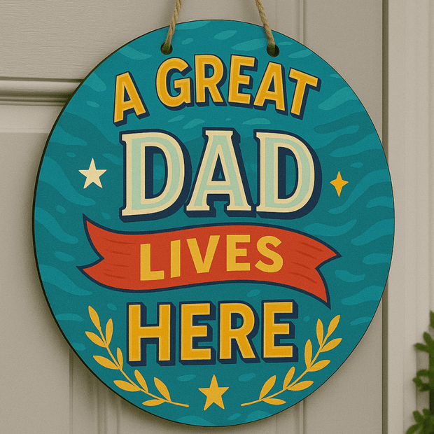 Personalized Metal Door Sign - 10" Round - Custom Crafting Alliance, LLC