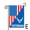 Polyester American Veteran Veteran Garden Flag - Custom Crafting Alliance, LLC